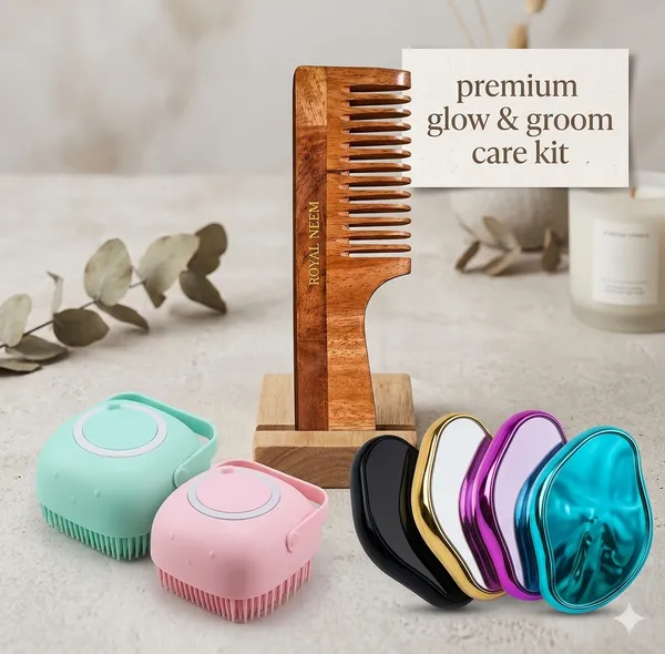 Neem_Wood_Comb_And_Silicone_Scalp_Massage_Brush_Hair_Care_Kit_Pack_Of_3