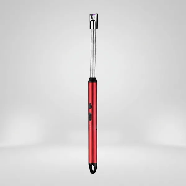 Red_Plastic_Flameless_Arc_Usb_Rechargeable_Electric_Gas_Lighter