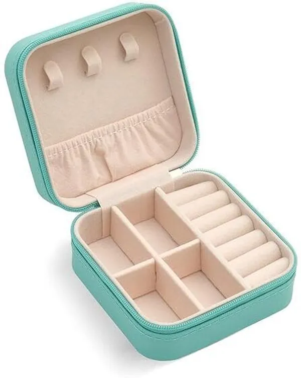 Green_Pu_Leather_Travel_Multi-Compartment_Jewelry_Organizer_Box