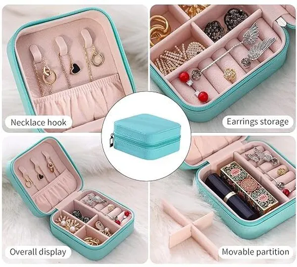 Green_Pu_Leather_Travel_Multi-Compartment_Jewelry_Organizer_Box