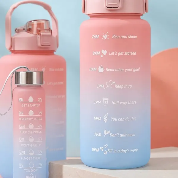 Bpa-Free_Plastic_Motivational_Gradient_Water_Bottle_With_Time_Marker_Set_Of_3