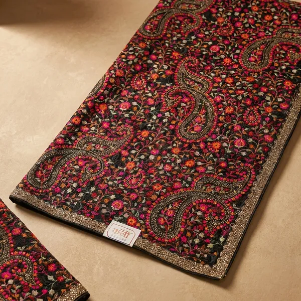 Multicolour_Georgette_Kashmiri_Resham_Embroidered_Saree_For_Women