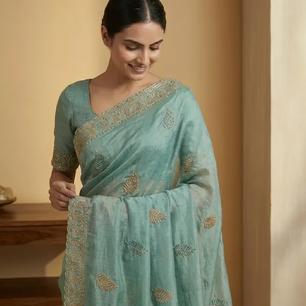 Pista_Green_Russian_Tissue_Silk_Traditional_Embroidered_Border_Saree_For_Women
