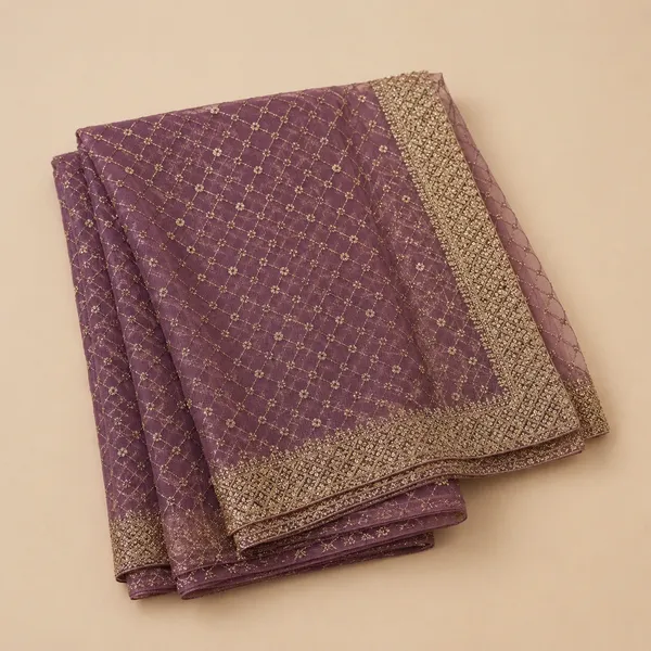Purple_Shimmer_Net_Zari_Embroidered_Zarkan_Saree_For_Women