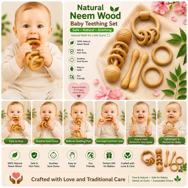 Handcrafted_Neem_Wooden_Teething_Toy_For_Baby_Gum_And_Dental_Care