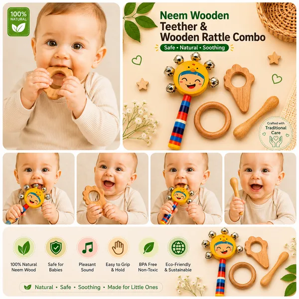 Natural_Neem_Wood_Teether_With_Sound_Rattle_Combo