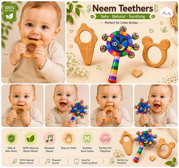 Neem_Wooden_Infant_Teether_And_Pine_Wood_Rattle_Combo