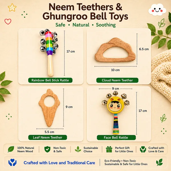 Handmade_Neem_Teether_And_Pine_Wood_Baby_Rattle_Combo