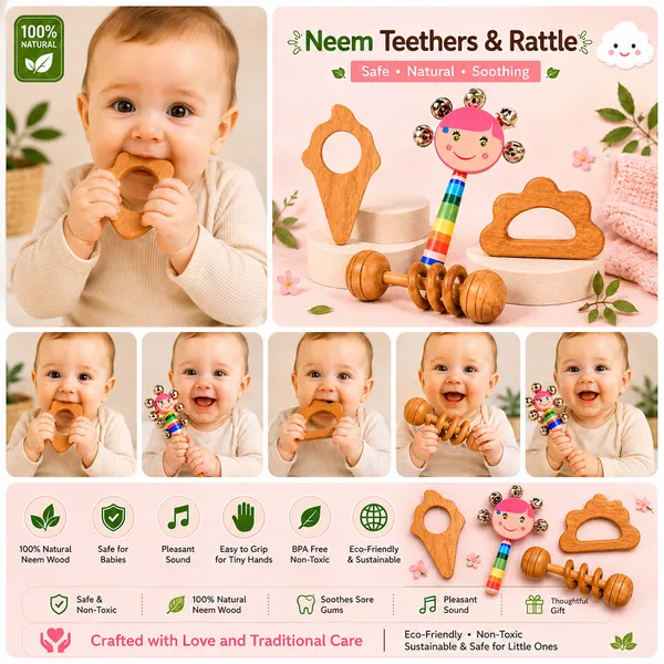 Wooden_Neem_Teether_And_Pine_Wood_Handheld_Rattle_Combo
