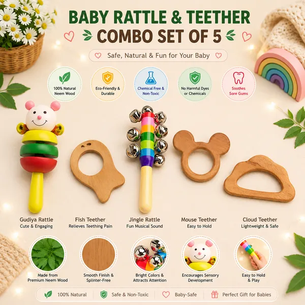 Neem_Baby_Teether_Combo_With_Pine_Wood_Music_Toy