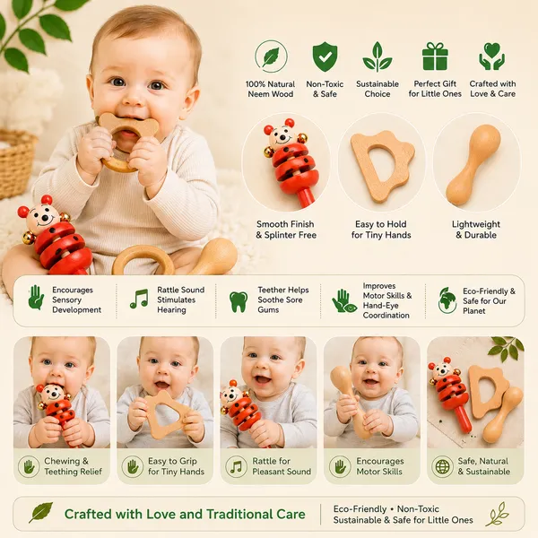 Neem_Wooden_Teether_And_Pine_Wood_Baby_Rattle