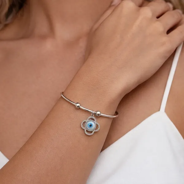 Silver_Evil_Eye_Charm_Adjustable_Bracelet_For_Women_|_Made_With_Pure_925_Silver