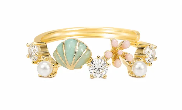 Gold_Pearl_Enamel_Floral_Ring_For_Women_|_Made_With_Pure_925_Silver