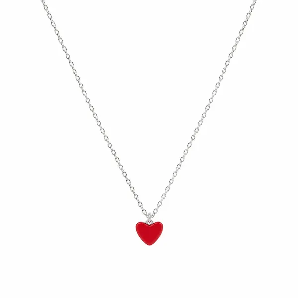 Red_Heart_Pendant_Silver_Chain_Necklace_For_Women_|_Made_With_Pure_925_Silver