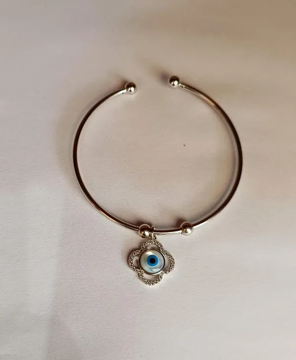 Silver_Evil_Eye_Charm_Adjustable_Bracelet_For_Women_|_Made_With_Pure_925_Silver