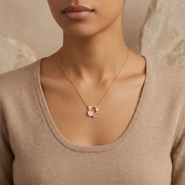 Gold_Cubic_Zirconia_Floral_Pendant_Necklace_For_Women_|_Made_With_Pure_925_Silver