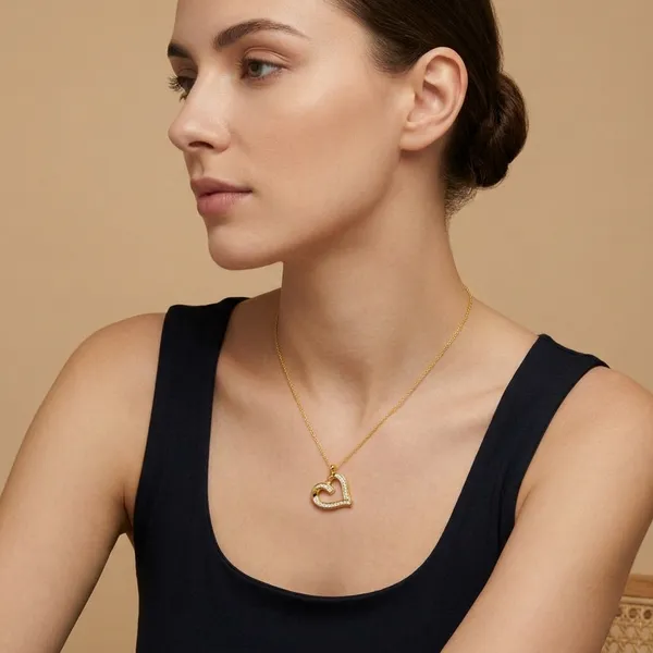 Gold_Crystal_Open_Heart_Pendant_Necklace_For_Women_|_Made_With_Pure_925_Silver