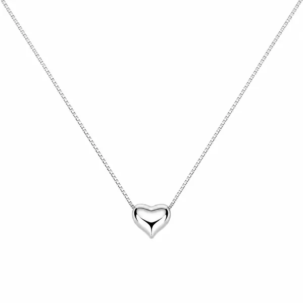 Silver_Stainless_Steel_Heart_Pendant_Necklace_For_Women_|_Made_With_Pure_925_Silver