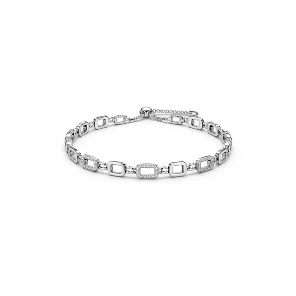 Silver_Cubic_Zirconia_Rectangular_Link_Bracelet_For_Women_|_Made_With_Pure_925_Silver