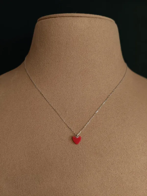 Red_Heart_Pendant_Silver_Chain_Necklace_For_Women_|_Made_With_Pure_925_Silver