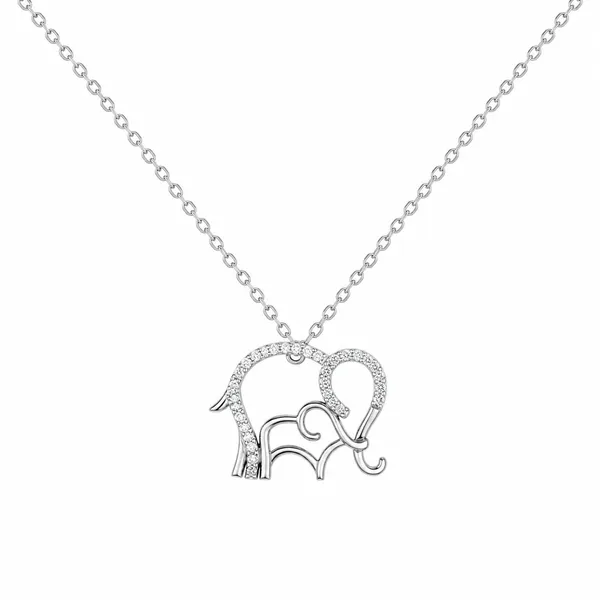 Silver_Elephant_Charm_Pendant_Necklace_For_Women_|_Made_With_Pure_925_Silver
