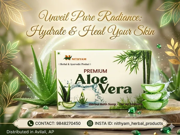 Nithyam_Aloe_Vera_Neem_Moisturising_Herbal_Bath_Soap__Pack_of_4