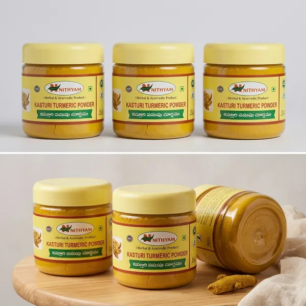 Nithyam_Kasturi_Turmeric_Powder_For_Skin_Glow_And_Wellness__Pack_of_3