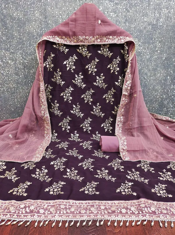 Purple_Georgette_Embroidered_Unstitched_Dress_Material_For_Women