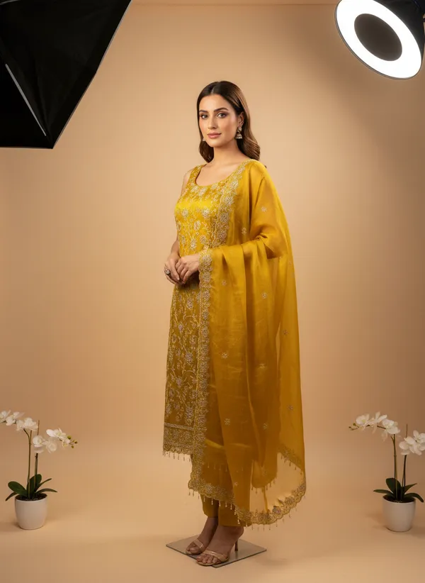 Mustard_Yellow_Georgette_Embroidered_Unstitched_Dress_Material_For_Women