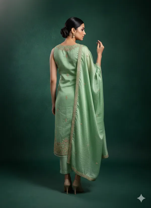 Mint_Green_Floral_Beads_Embroidery_Work_Fendy_Silk_Blend_Dress_Material