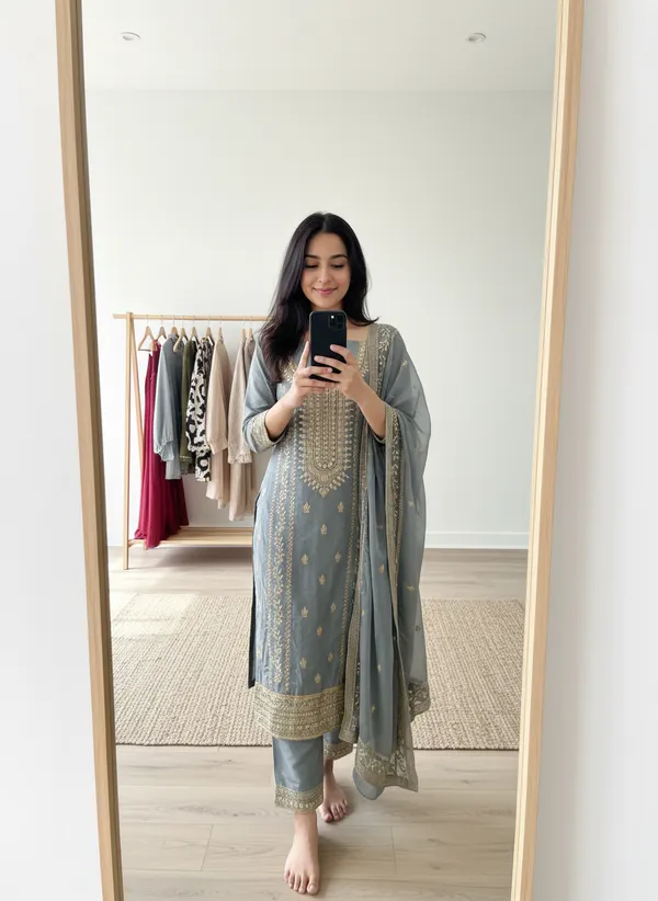 Grey_Georgette_Embroidered_Unstitched_Dress_Material_For_Women