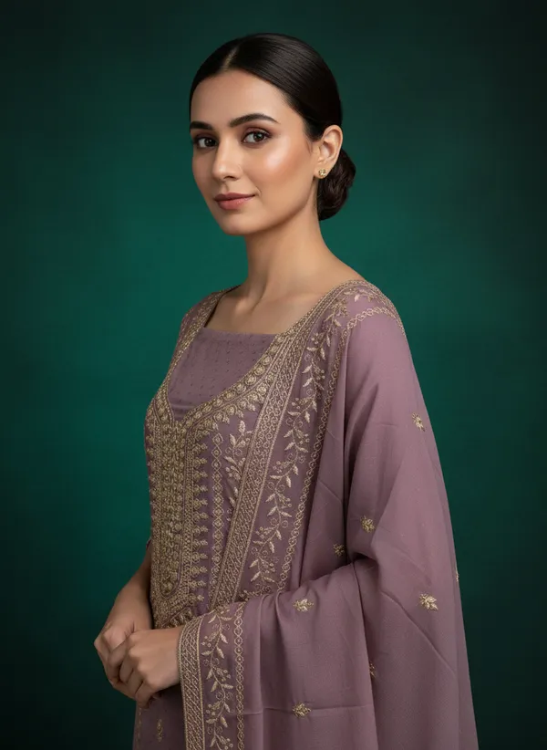 Pink_Georgette_Embroidered_Unstitched_Dress_Material_For_Women