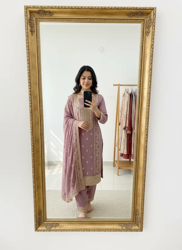 Pink_Georgette_Embroidered_Unstitched_Dress_Material_For_Women