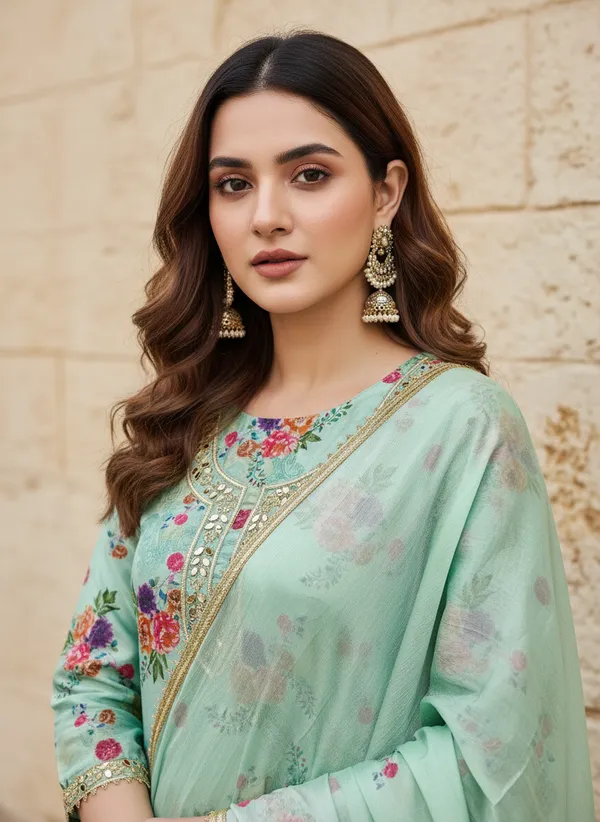 Mint_Green_Mirror_Work_Dress_Material_Featuring_Soft_Chinon_Fabric_And_Timeless_Floral_Prints