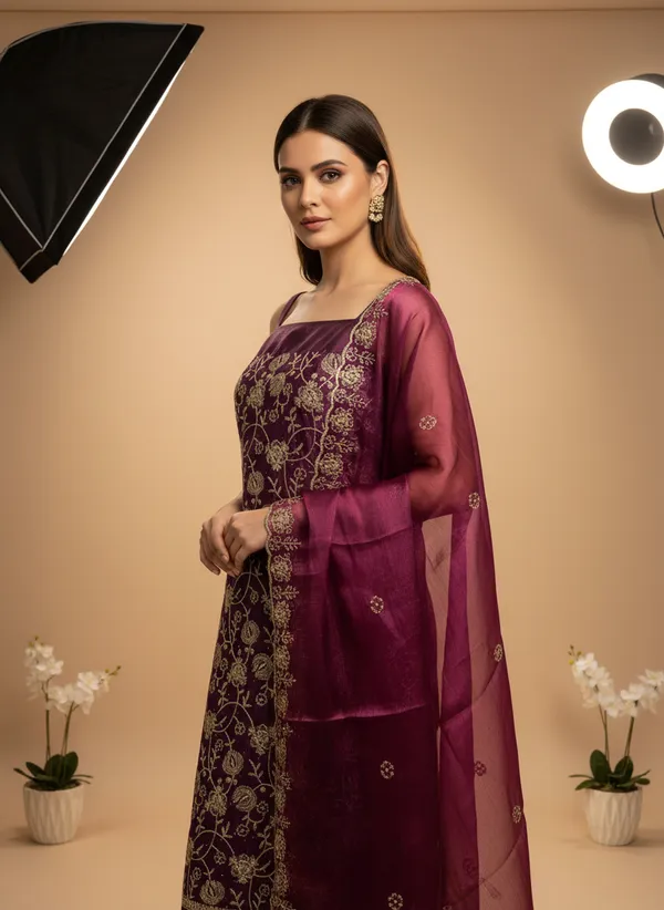 Purple_Georgette_Embroidered_Unstitched_Dress_Material_For_Women
