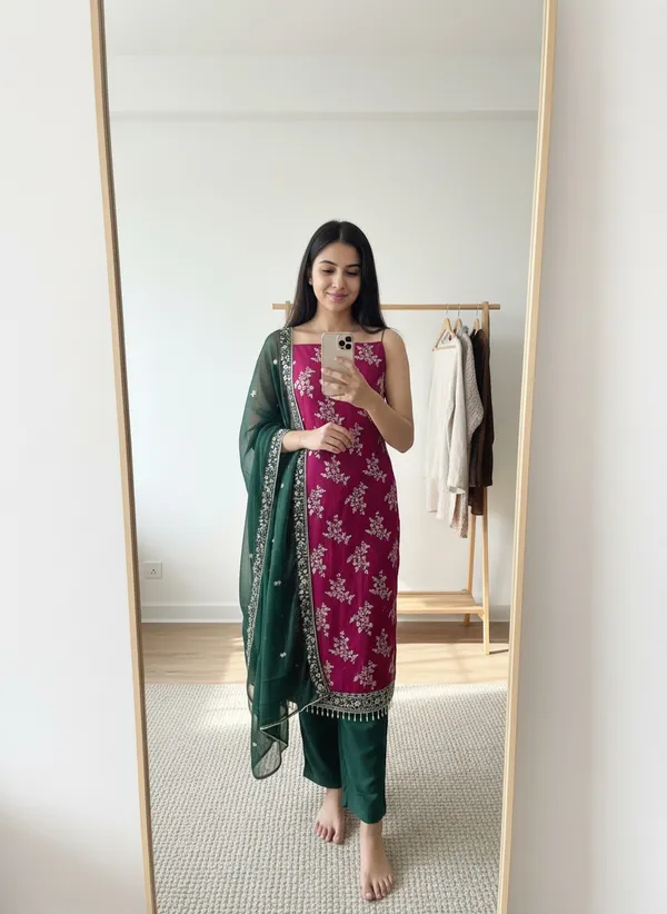 Maroon_Georgette_Embroidered_Unstitched_Dress_Material_For_Women