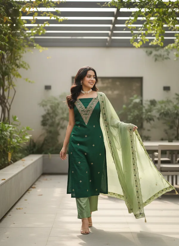 Green_Vichitra_Silk_Embroidered_Unstitched_Dress_Material_For_Women
