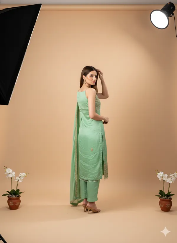 Mint_Green_Floral_Beads_Embroidery_Work_Fendy_Silk_Blend_Dress_Material
