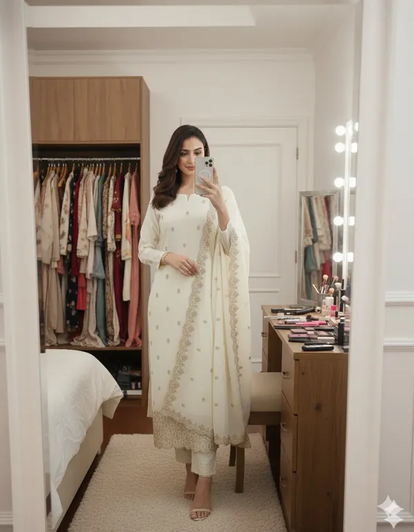 Off_White_Vichitra_Silk_Dress_Material_With_Exquisite_Sequins_And_Zari_Embroidery
