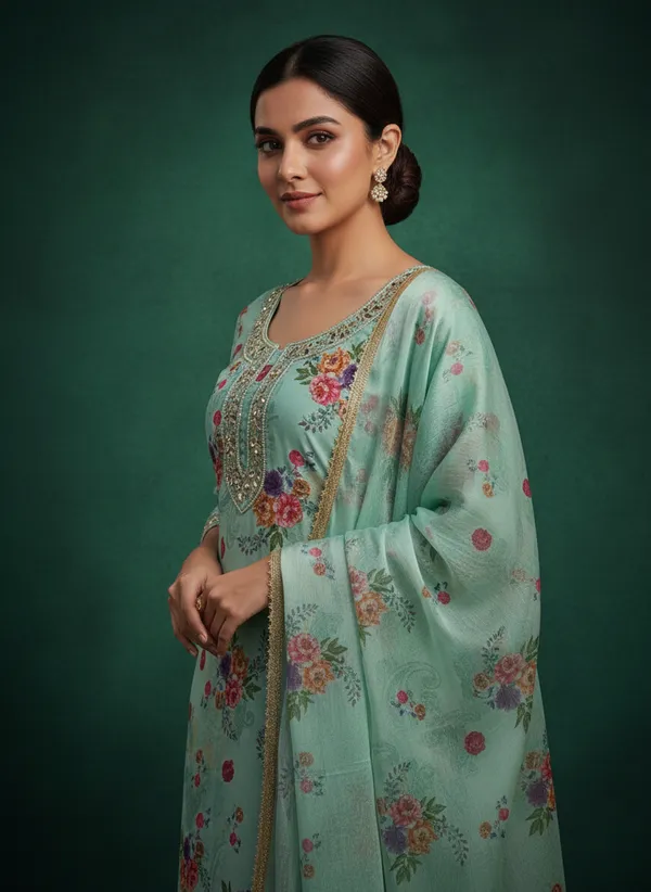 Mint_Green_Mirror_Work_Dress_Material_Featuring_Soft_Chinon_Fabric_And_Timeless_Floral_Prints