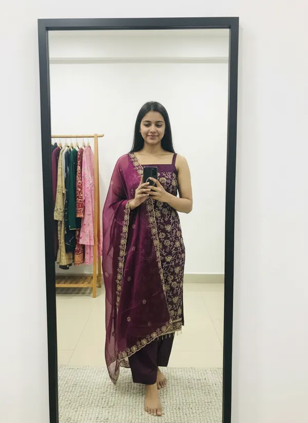 Purple_Georgette_Embroidered_Unstitched_Dress_Material_For_Women