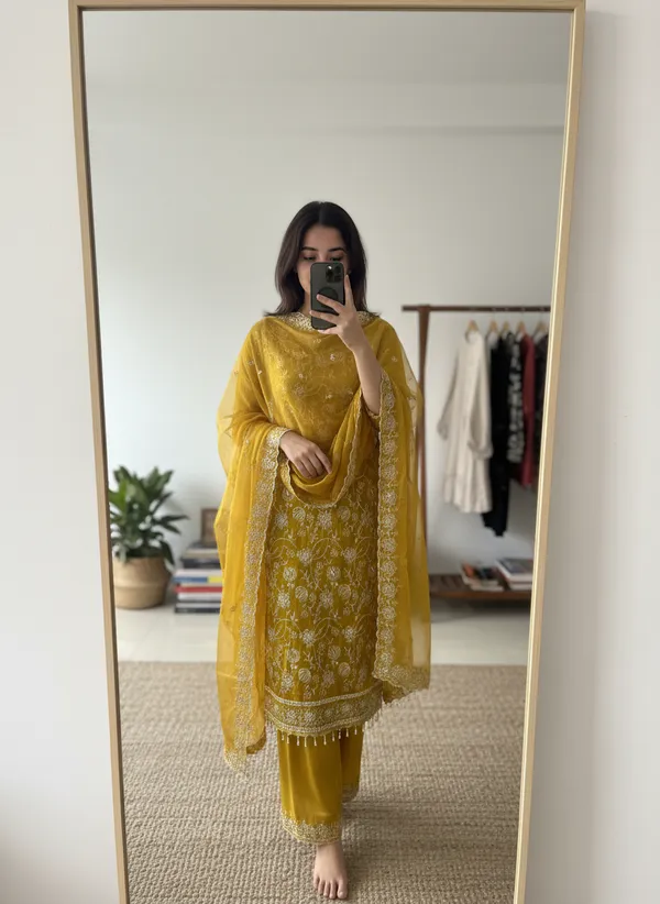 Mustard_Yellow_Georgette_Embroidered_Unstitched_Dress_Material_For_Women