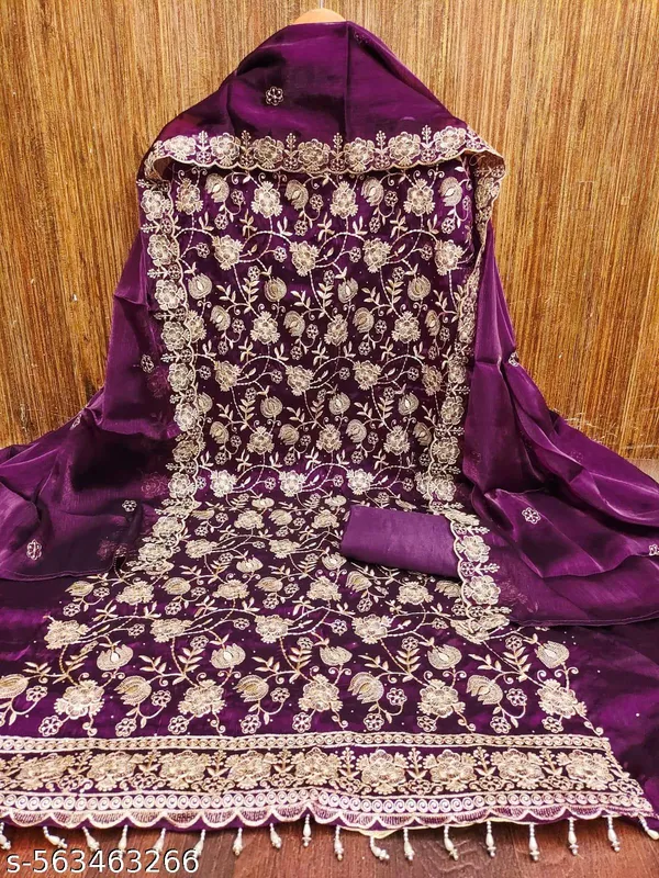 Purple_Georgette_Embroidered_Unstitched_Dress_Material_For_Women