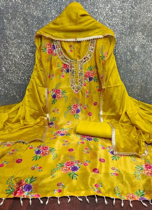 Yellow_Work_Dress_Material_Featuring_Soft_Chinon_Fabric_And_Timeless_Floral_Prints