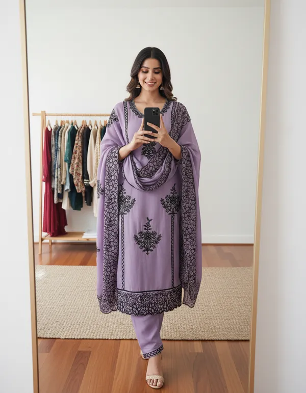 Purple_And_Black_Embroidery_With_Diamond_Georgette_Dress_Material