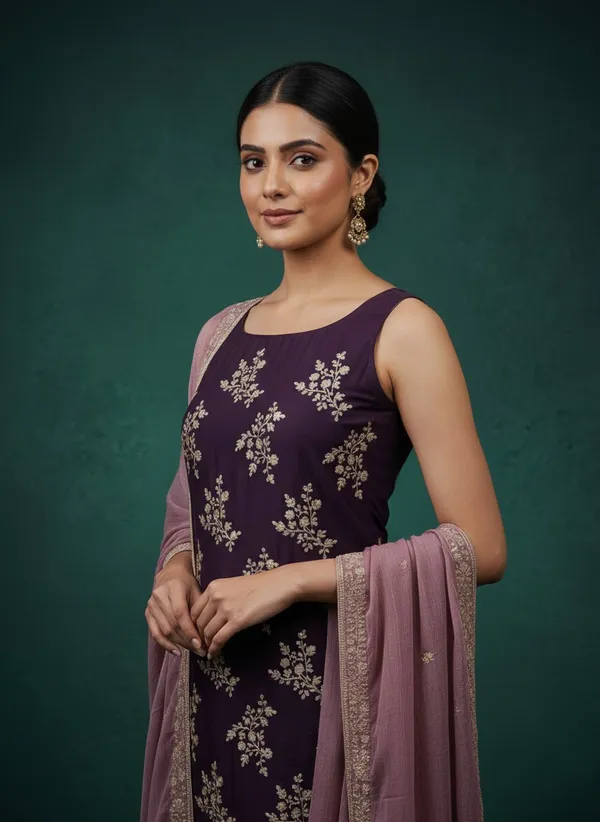 Purple_Georgette_Embroidered_Unstitched_Dress_Material_For_Women