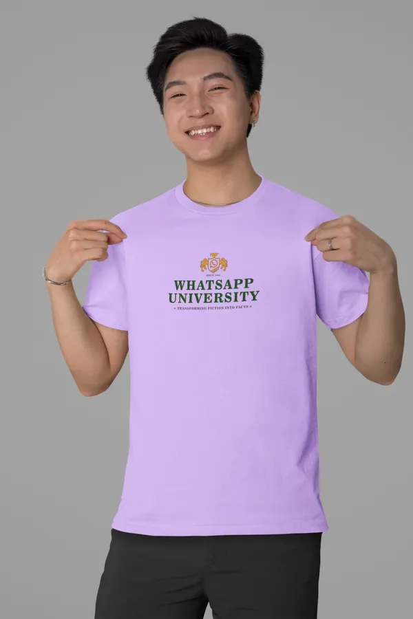 WHATSAPP_UNIVERSITY_Regular_Fit_Tee