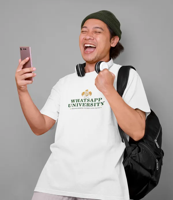 WHATSAPP_UNIVERSITY_Regular_Fit_Tee