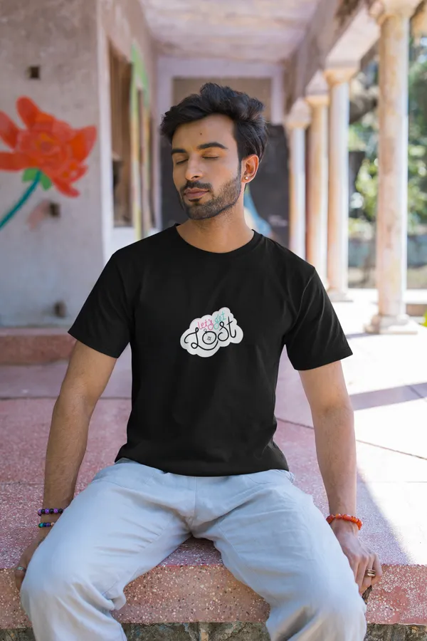 LET’S_GET_LOST_Regular_Fit_Tshirt