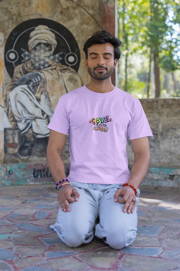 TRAVEL_IS_THERAPY_Regular_Fit_Tshirt